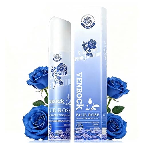 Venrock Blue Rose Water Spray for Face, 3.4 fl oz Organic Face Mist with Damask Rose, All Skin Types for Instant Hydration & Soothing, 5-Second Penetration Formula, Made Without Dyes or Alcohol, Vegan - Image 1