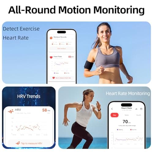 TIAZUUX Smart Ring for Women&Men-Activity/Sleep/Heart Rate/HRV/Stress/Women's Health Tracker-IP76 Waterproof-No Subscription Fee Required-Compatible with iPhone &Android - Thumbnail 5