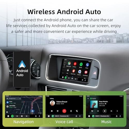 for Audi 2008-16 A4/A5 2010-18 Q5 MMI 3G Carplay,Wireless Carplay&Android Auto Retrofit Decoder Support Navigation/Mirror Link/Voice Control/NTSC or CVBS AHD Camera - Thumbnail 4