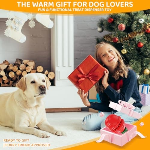 COSOWO Dog Chew Toys for Aggressive Chewers, Bully Stick Holder, Non-Toxic Durable Dog Puzzle Toy, Teething & Interactive Venus Flytrap Design, Gift for Dogs, Red - Thumbnail 5