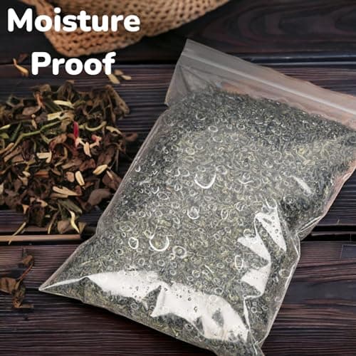 50 Pack Clear Small Plastic Ziplock Bags - 6 Mil Durable Heavy Duty Zipper Bags - Various Sizes (4X4,4X5,5X5) - Resealable Poly Bags for Jewelry Snack Candy Pills & Small Business Packaging (4X5) - Thumbnail 3