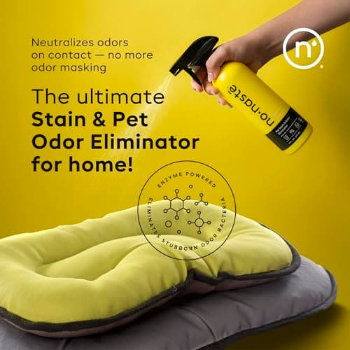 Nonaste Pet Stain & Odor Eliminator Spray (16 Oz, Pack of 1) – Enzyme Cleaner Spray for Dogs & Cat Messes, Works on Carpets & Upholstery | Pet & Kid Safe, Urine Odor Stain Remover, Light Fresh Scent - Thumbnail 2