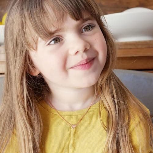 Turandoss Necklaces for Girls S Initial Necklace, 14K Rose Gold Letter Necklace for Women Girls Heart Engraved Alphabet Initial Necklace for Girls Jewelry - Thumbnail 4