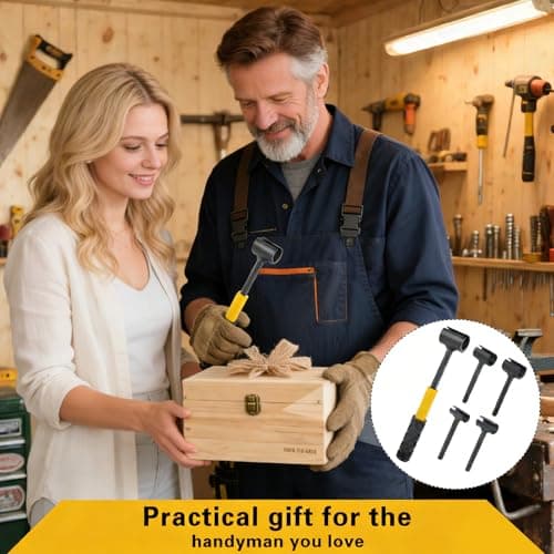 4 in 1 Door Hinge Adjustment Tool, Heavy Duty Door Hinge Wrench, Multi-Size Door Gap Adjustment Tool with Non-Slip Handle, Hinge Doctor Wrench Hinges Bender Tools for Residential and Commercial - Thumbnail 3