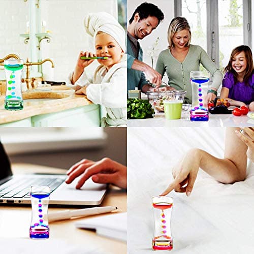 YUE MOTION Liquid Motion Bubbler Visual Sensory Toys, Liquid Bubbler Toys for Kids and Adults– New Big Calming Bubbler - Colorful Liquid Hourhlass for School Supplier, Novelty Gifts, Desk Decor - Thumbnail 6