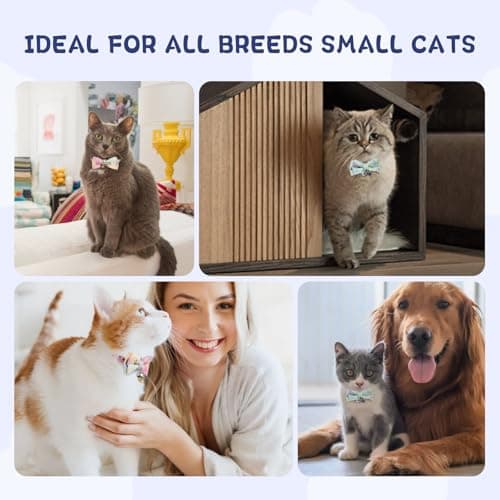 Sychien Cat Cone Collar Soft, Adjustable Protective Cats Neck Recovery Cones After Surgery - Thumbnail 6