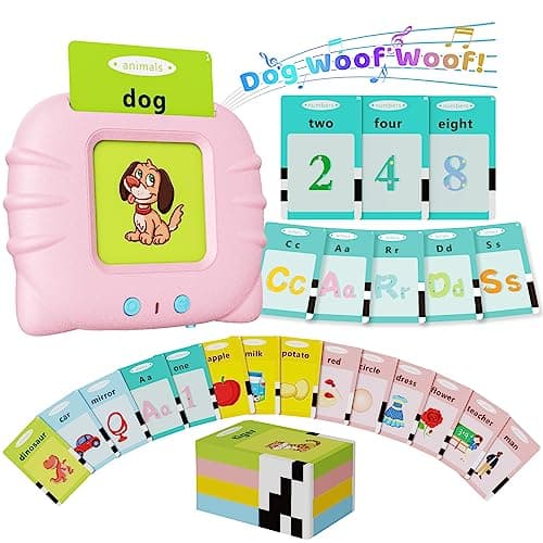 Aullsaty Toddler Toys Talking Flash Cards for 1 2 3 4 5 6 Year Old Boys and Girls, Autism Sensory Toys for Autistic Children, Learning Educational Montessori Speech Therapy 248 Sight Words Kids Gifts - Image 1