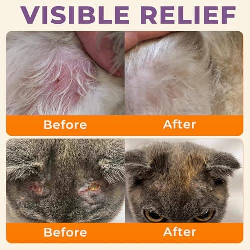 Tetesol Dog Itchy Skin Relief Cream Hot Spot Treatment, Dogs Balm Rapid Healing Dry Itchy Skin with Colloidal Oatmeal Manuka Honey- 100g Lotion with Applicator - Thumbnail 5