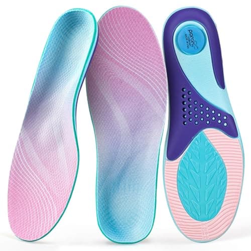 XINIFOOT Arch Support Insoles with Metatarsal Pad - Plantar Fasciitis Relief Orthotic Inserts for Men & Women - Flat Feet & Heel Spur Comfort All-Day Standing Support (S Men 5-6.5 / Women 7-8.5) - Image 1