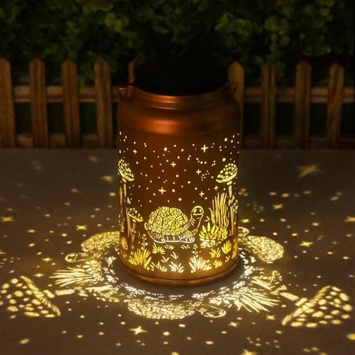 Birthday Gifts for Women - Mothers Day Gifts for Mom, Grandma, Solar Lanterns Outdoor Waterproof - Turtle Solar Lights Outdoor Garden Decor for Outside,Patio, Yard - Image 1