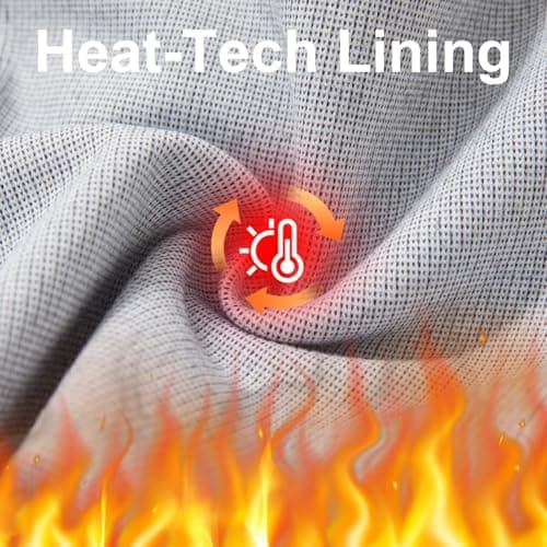 M MAELREG Fleece Golf Pants Men 30"/32"/34" Quick Dry Stretch Water-Resistant Casual Mens Dress Pants with Pockets Khaki - Thumbnail 5