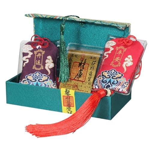 2026 Tai Sui Amulet & Feng Shui Gift Set - Year of The Horse Wealth Protection Kit - Includes Handmade Car Charm, Taoist Talisman & Phone Sticker - Spiritual Good Luck Gift - Image 1