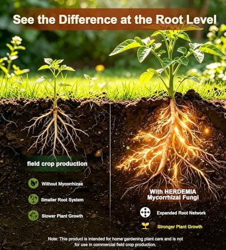 Mycorrhizal Fungi - Organic Root Stimulator & Soil Activator | Pure Concentrated Mycorrhizae Inoculant for Outdoor & Indoor House Plants, Mycorrhizal for Tomato, Flowers, Fiddle Leaf Fig, Monstera - Thumbnail 3