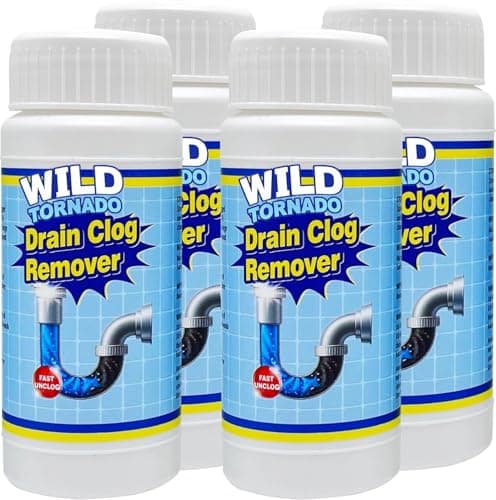 Wild Tornado Sink and Drain Cleaner, Wild Tornado Drain Clog Remover, Powerful Sink Cleaner Powder Fast Foaming for Kitchen Toilet Pipe Quick Cleaning Tool Clog Remover - Image 1