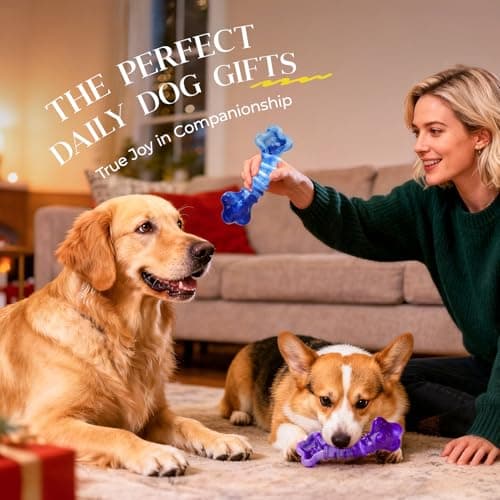 Kseroo Indestructible Dog Toys for Aggressive Chewers: 2-Pack Tough Chew Toy for Large Dogs, Heavy Duty Long-Lasting Dog Bones for Large Breed, Dog Toys to Keep Them Busy - Thumbnail 6