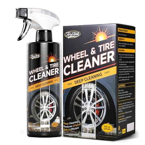 toretark Wheel Cleaner & Tire Cleaner & Rim Cleaner, Professional 3 in 1 Car Wash Iron Remover Cleaning Spray for Car Detailing Supplies 16 Fl Oz - Image 1