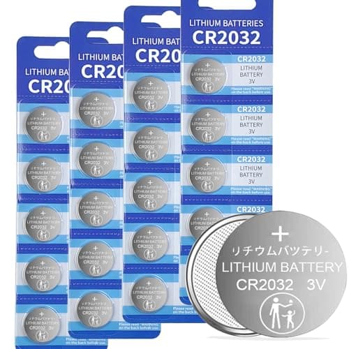Yukrilt CR2032 Batteries 2032 Lithium 3v Coin & Button Cell Battery, Long-Lasting & High Capacity (20-Pack) - Image 1