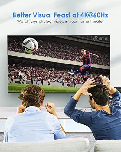 LENTION 10FT USB C to HDMI 2.0 Cable Cord 4K@60Hz,Thunderbolt 3/4 to HDMI Cable,USB-C Compatible 2025-2016 MacBook Pro 13/15/16,New iPad Pro/Mac Air/Surface, S8 to S23,iMac,Dell(CU707-3M,Sliver) - Thumbnail 5