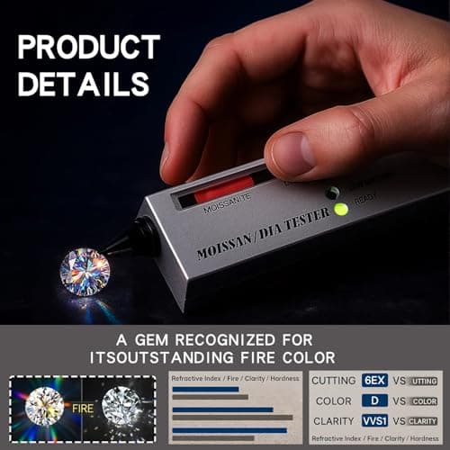 hooppoo Hypoallergenic G23 Titanium Nose Studs with Moissanite | Tiny Straight Bar Piercing Jewelry | 6-Piece Set in 2mm, 2.5mm, 3mm | Unisex Gift (Straight Bar/20G/Silver) - Thumbnail 3