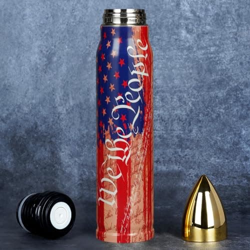 We the People 34 oz Bullet Tumbler - Funny Gift for Adults - Fishing Hunting Camping Mens Gifts Ideas - Gifts for Men Who Have Everything - Husband Him Men Easter Stocking Stuffers 2026 - Image 1