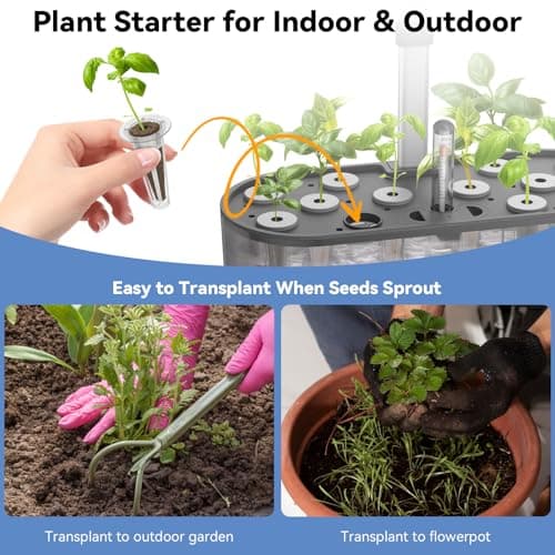 inbloom Grow Sponges, 50 Pcs Replacement Root Planting Pods, Special Design for Hydroponics System, Indoor Garden Supplies, Cotton, Sponge Only - Thumbnail 6