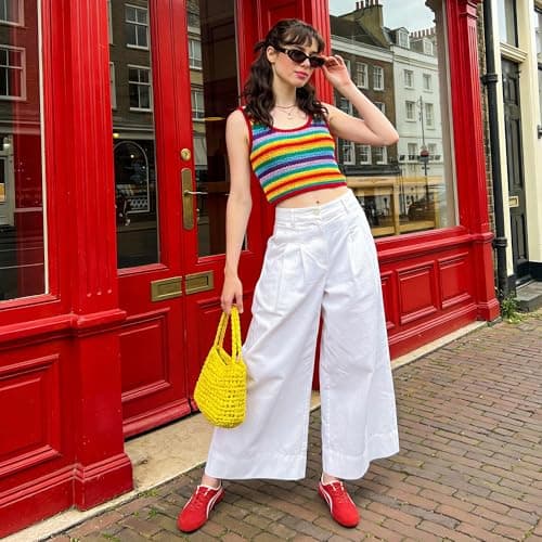 QIY Sneakers for Women Casual Red Women's Fashion Sneakers Comfortable Red Walking Tennis Shoes Slip on Fall Cute Shoes 2026 Size 11 - Thumbnail 3