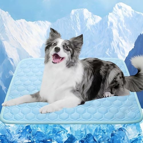 dgdgcool Dog Cooling Mat Thicken Breathable Arc-Chills Cooling Mat for Large Dogs | 5°F Drop Pet Cool Pad Non-Slip Washable Cat Cool Bed for Indoor | Outdoor - Image 1