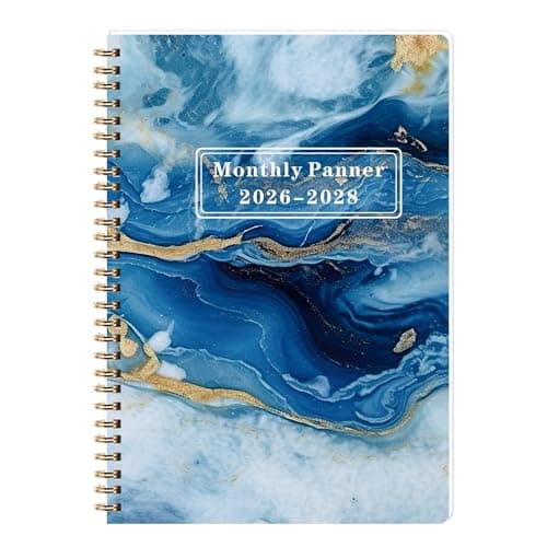 2026-2028 Monthly Planner - 3 Year Monthly Calendar/Planner 2026-2028, 5.9" x 8.5", 36 Month Calendar Planner, Planners with Twin-Wire Binding, Lined Notes Pages - Image 1
