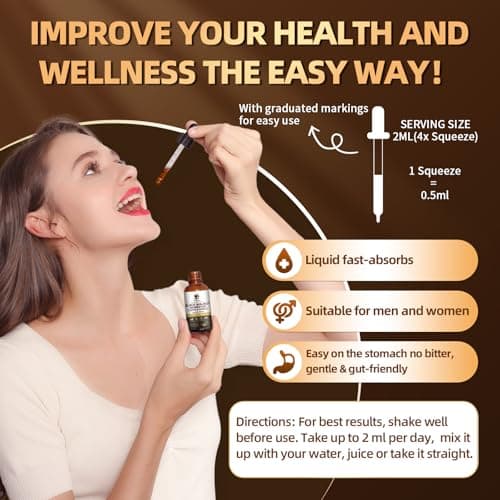 Lukaree Wormwood Black Walnut Clove Cleanse for Humans Tincture – Rapid Gut Detox & Digestive Health with Garlic Pumpkin Seeds Soursop Oregano, 10:1 Ultra-Concentrated Liposomal Tech 98% Absorption - Thumbnail 6