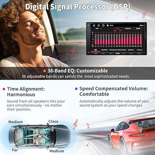 ATOTO A6PF Android Double-DIN Car Stereo, Wireless CarPlay, Wireless Android Auto, Mirrorlink, 7" Touchscreen in-Dash Navigation, GPS Tracker, WiFi/BT/USB Tethering, HD LRV, 2G+32G, A6G2A7PF - Thumbnail 5