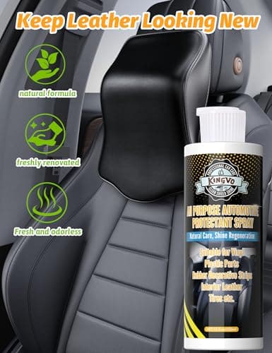 Kingvo Car Leather Conditioner and Car Window Cleaner, Leather Protector Care for Couch Auto Seats,Shower Glass Windshield Washer Fluid Window Tool - Thumbnail 3