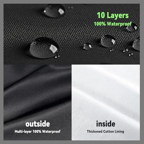 YIONCIO Car Cover for BMW X3 03-25, SUV Size, 420D Oxford Fabric, Waterproof Windproof Sunproof Car Covers, Durable All Weather Protection, Anti-UV Outdoor Full Car Cover - Thumbnail 5