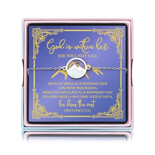 YLWJSP Teen Girl Gifts Trendy Stuff,Mustard Seed Bracelet for Women, Gold/Silver Adjustable Chain Bracelet Christian Gifts (Silver) - Image 1