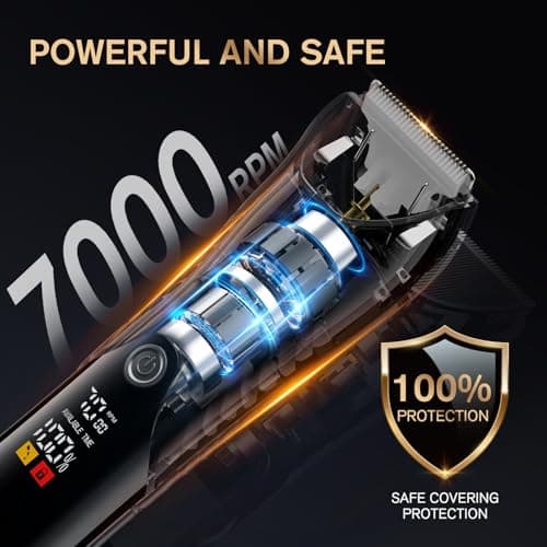 Spacekey Electric Body Hair Trimmer - IPX7 Waterproof Ball Trimmer for Men with LED Light, Wet/Dry Groomer, USB-C Rechargeable, Travel Bag Included - Men's Pubic, Groin and Body Shave - Thumbnail 4