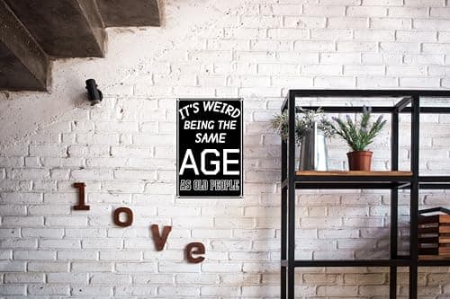 Carastora Vintage Humor Wall Sign – Metal Tin Plaque for Man Cave, Pub, Bar or Bedroom Decor, Sarcastic Gift for Dad, Brother, Colleague, 8x12 Inches - Thumbnail 2