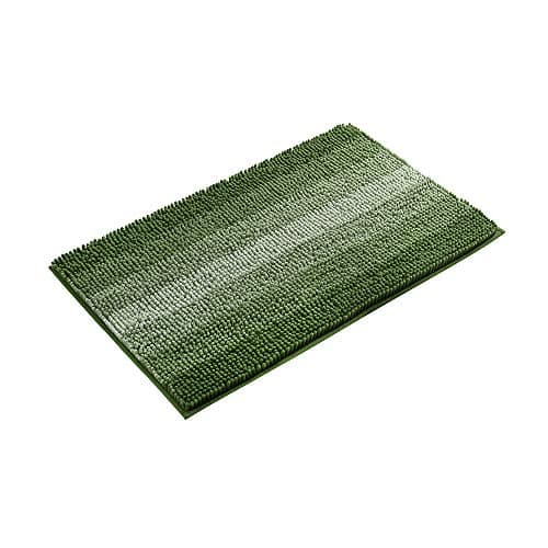 COSY HOMEER 30x20 Inch Bath Rugs Made of 100% Polyester Extra Soft and Non Slip Bathroom Mats Specialized in Machine Washable and Water Absorbent Shower Mat,Green - Thumbnail 6