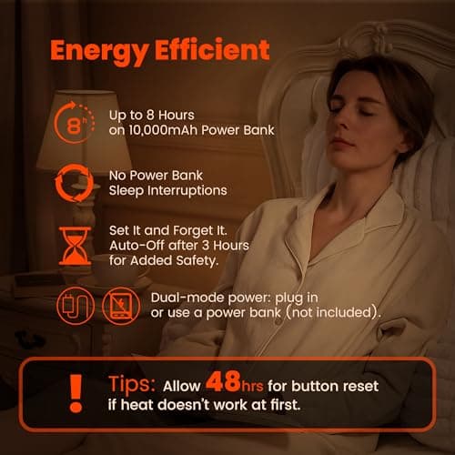 Amélie Home Heated Faux Fur Reading Pillow with Pocket - 3-Temperature Backrest for Sitting in Bed, USB-Powered(No Power Bank Included) Warming (113°F-131°F), 3H Auto Shutoff, Ivory, 18 Inches - Thumbnail 2