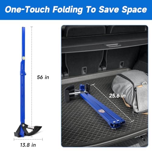 Pvirbravoo Sapling Puller Tool - Heavy Duty Tree Root Puller for ¼ to 2" Woody Stems | Fully Uproots Trees & Shrubs | Ergonomic Garden Tool for Landscaping, Farming, Forestry - Thumbnail 4