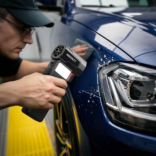 4-In-1 Car Dryer Air Blower - 3LB Thrust, Leaf Blowing Turbo Fan for Patio, Snow Cordless Turbo Jet Blower with 2000A Jump Starter, 15,000mAh Power Bank, LED Flashlight, Gift - Thumbnail 2