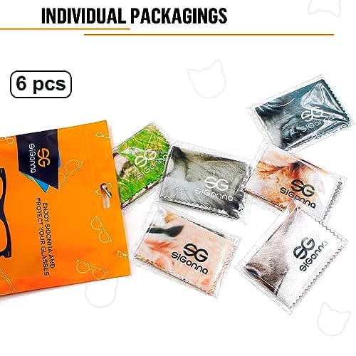 Microfiber Cleaning Cloth for Glasses - Eyeglass Cleaning Cloth - Lens Cleaning Cloth - Microfiber Glasses Cleaning Cloth for Phone, Screens, Camera Lens Cleaner - 6 pcs - Thumbnail 5