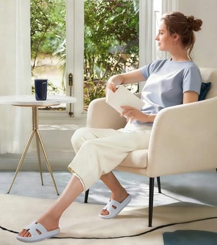 Haifago Cloud Recovery Sandals for Women Men, Cushion Pillow Slippers with Arch Support, Outdoor Beach Pool Platform Slip on Slide - Thumbnail 2