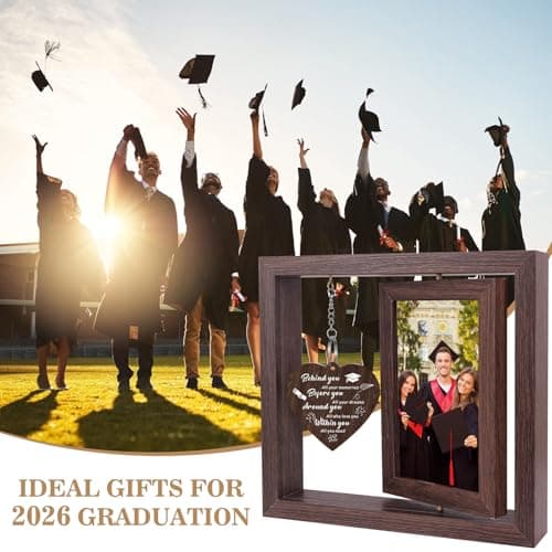 Boiveco 2026 Graduation Gifts for Her Him, Class of 2026 University College Middle High School Graduation Gifts for Women Men, Congratulations Inspirational Grad Gift for Masters Degree Phd Law School Nursing & Nurse Picture Frame 4x6 - Thumbnail 2