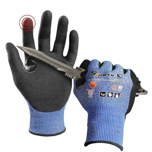 Schwer A4 AIR-SKIN Cut Resistant Work Gloves with Extreme Lightweight & Thin, Grip Glove for Fishing, Refined Work, Gardening Gloves for Yard, Touchscreen, 3D-Comfort Fit, Men Women Gifts, AR3900, L - Image 1
