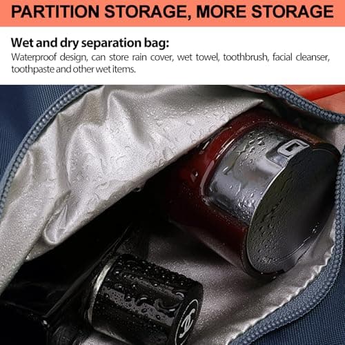 Seektop Ultra Lightweight & Packable Hiking Backpack 20L,Water-Resistant Foldable Daypack for Men Women, Compact for Hiking,Travel,Outdoor - Thumbnail 5