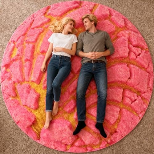 74in Concha Blanket White Elephant Gifts for Adults Useful Throw Blankets Women Men Party Cool Stuff Novelty Gag Soft Fleece Wrap Sweet Shell Bread - Thumbnail 5