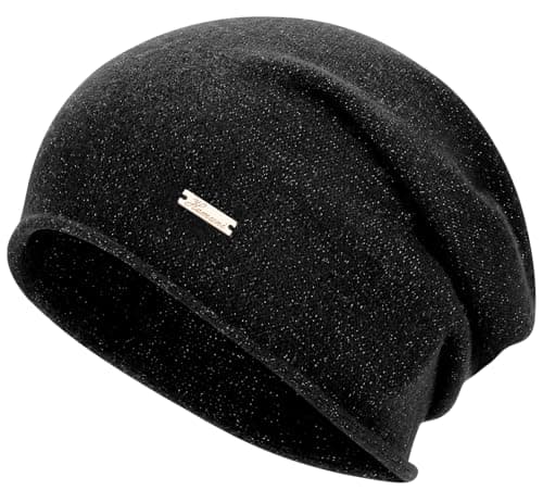 HAMUNI Wool Slouchy Beanie for Women,Soft Warm Beanies Hats- Lightweight & Breathable Skull Beanies Cap for Spring,Fall, Winter - Image 1