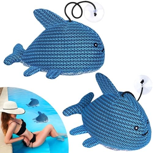 MTWEAR Hot Tub Scum Absorber, Hot Tub Accessories, Spa & Pool Scum Eliminating Balls,Hot Tub Scum Sponge for Hot Tub Oil Absorbing Sponge for Hot Tub Skimmer, Hot Tub Sponge Scum Remover (Fish) - Image 1