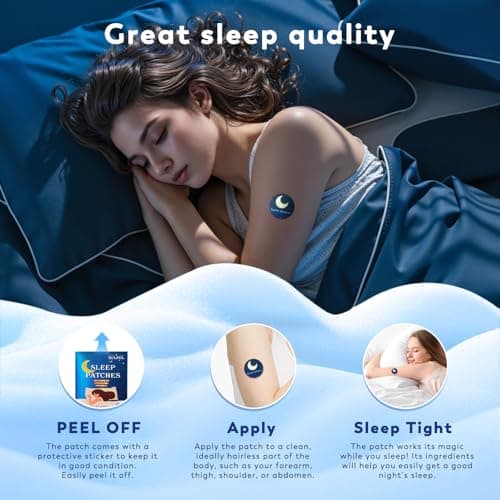 BULPOL Sleep Patches for Adults, 60 Pack Upgraded Deep Sleep Patches, Formulated with All Natural Ingredients, Long-Lasting Night Comfort for Both Men and Women, Easy to Use All Night Long - Thumbnail 6