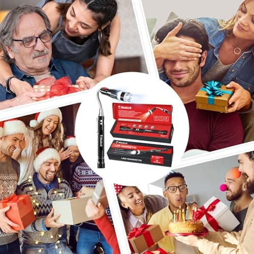 Hinshark Gifts for Men, Extendable Telescoping Magnetic Pickup Tools, Anniversary Birthday Gift for Men Dad Husband Him, Mens Gift for Cool Gadgets Tools, Unique Gift for Dad Who Have Everything - Thumbnail 6