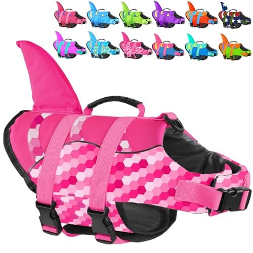 Fragralley Shark Fin Dog Life Jacket, - Image 1